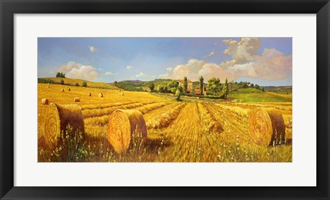 Framed Campo in Toscana Print