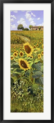 Framed Collina Toscana Print