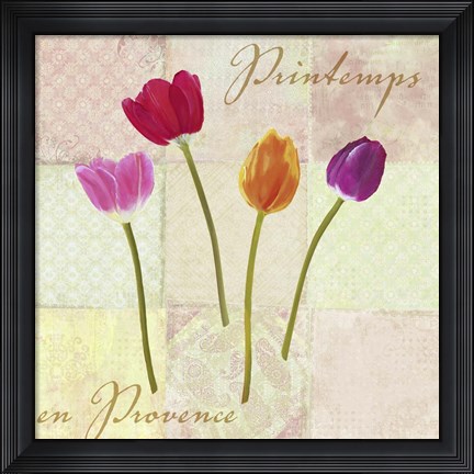 Framed Printemps en Provence Print
