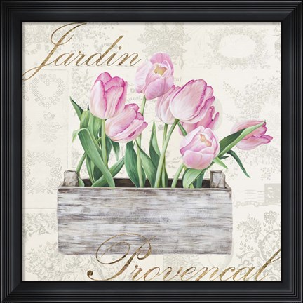 Framed Jardin Provencal Print