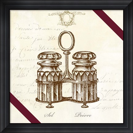 Framed Sel et Poivre Print