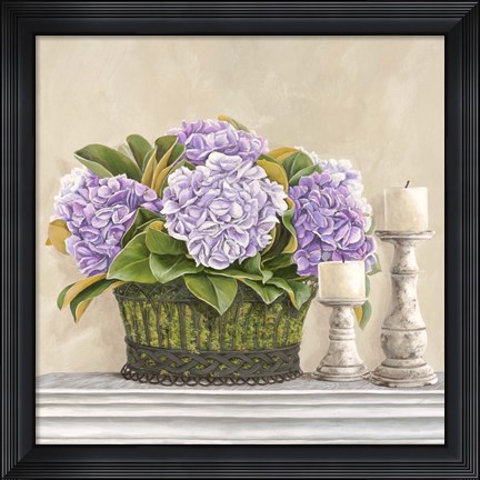 Framed Memoires du Jardin I Print