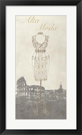 Framed Alta Moda Print