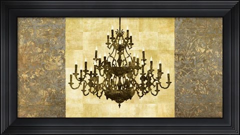 Framed Chandelier Classique Print