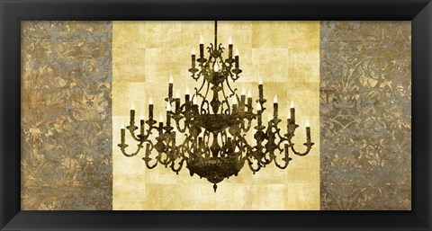 Framed Chandelier Classique Print