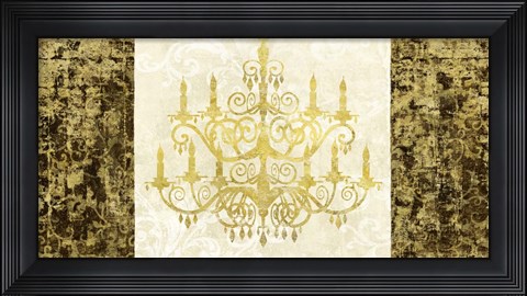 Framed Chandelier Royale Print