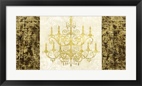 Framed Chandelier Royale Print