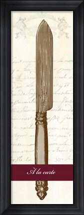 Framed la Carte Print
