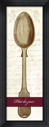 Framed Plat du Jour Print