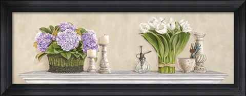 Framed Memoires du Jardin Print