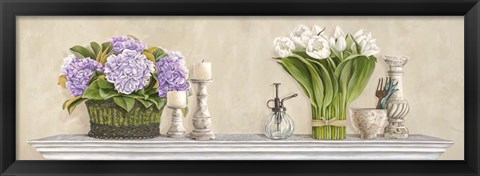 Framed Memoires du Jardin Print