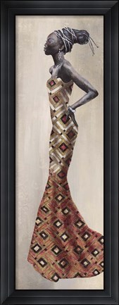 Framed Princesse d&#39;Afrique Print