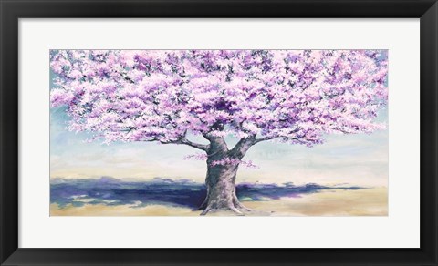 Framed Peach Tree Print