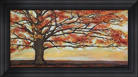 Framed Red Oak Print
