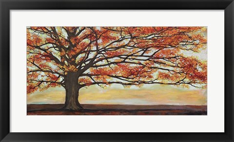 Framed Red Oak Print