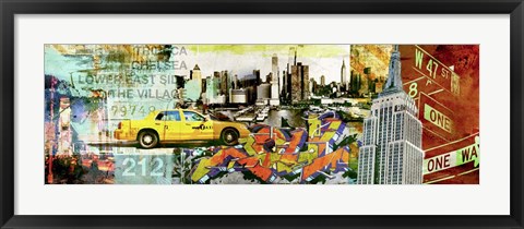 Framed 212 NYC Print