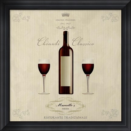 Framed Chianti Classico Print