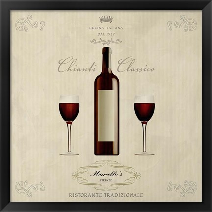 Framed Chianti Classico Print