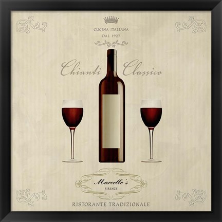 Framed Chianti Classico Print