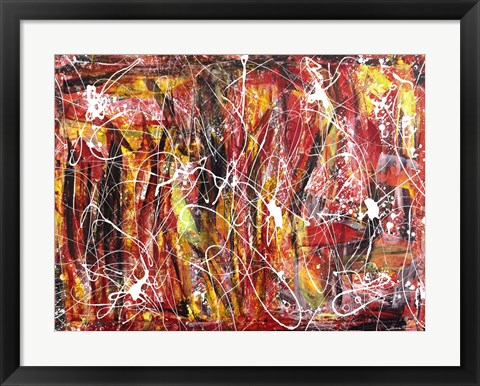 Framed Games in the Sun Print