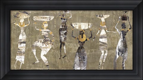 Framed African Dance Print
