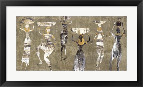 Framed African Dance Print