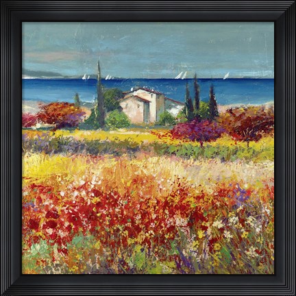 Framed Sogno Mediterraneo (Detail) Print