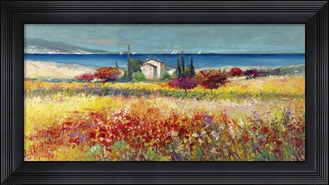 Framed Sogno Mediterraneo Print