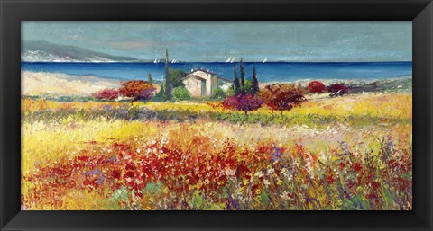 Framed Sogno Mediterraneo Print