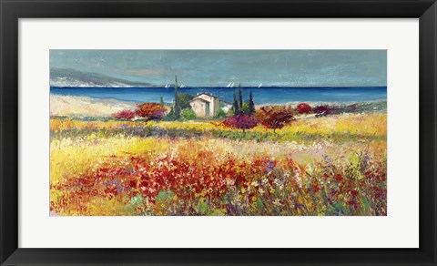 Framed Sogno Mediterraneo Print