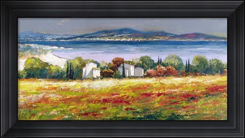 Framed Borgo Mediterraneo Print