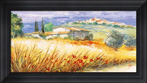 Framed Casa in Collina Print