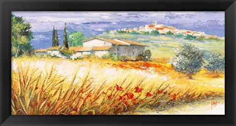 Framed Casa in Collina Print