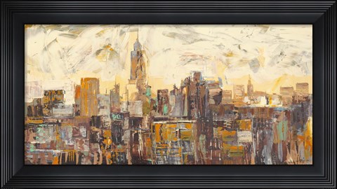 Framed Mattino a New York Print