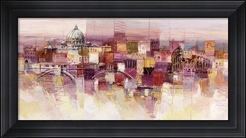 Framed Sognando Roma Print