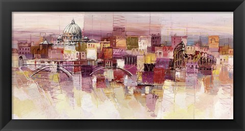 Framed Sognando Roma Print