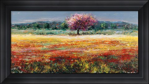 Framed L&#39;albero Rosa Print
