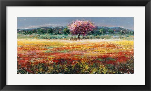 Framed L&#39;albero Rosa Print