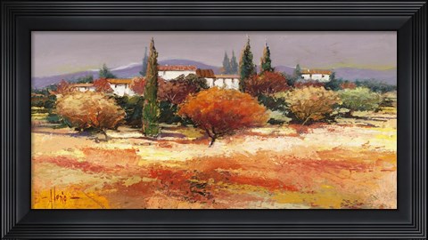 Framed Colline Assolate Print