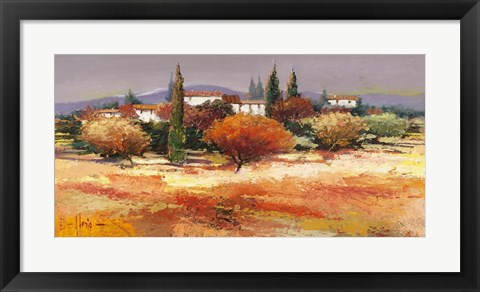 Framed Colline Assolate Print