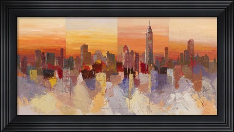 Framed Sognando New York Print