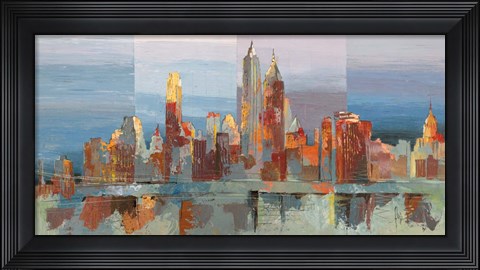 Framed New York Astratta Print