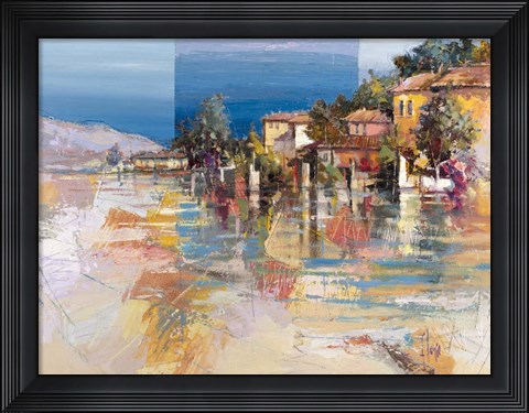 Framed Vele nel Cielo II Print