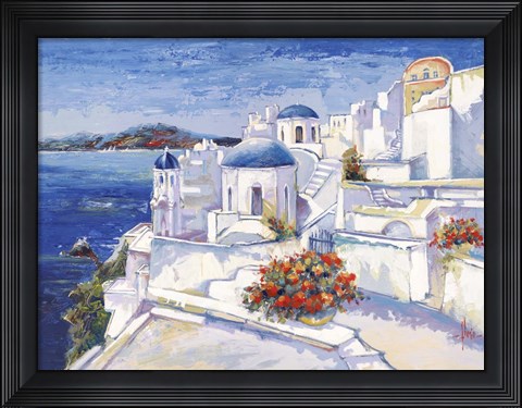 Framed Mykonos Print