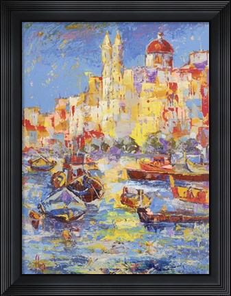 Framed Malta Print