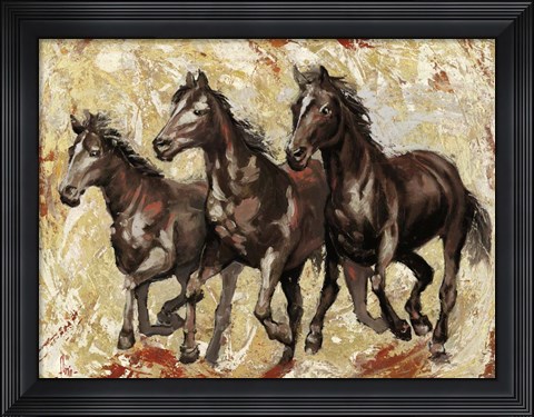 Framed Nel vento Print