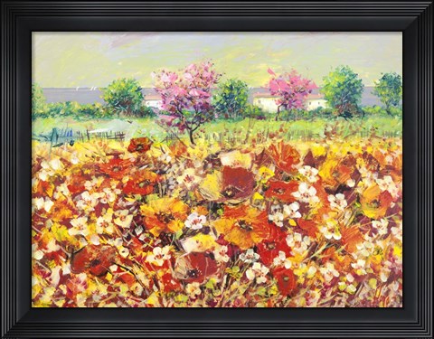 Framed Colori di Primavera Print