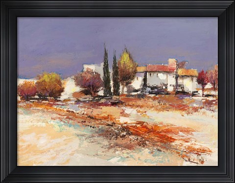 Framed Case nel Sole Print