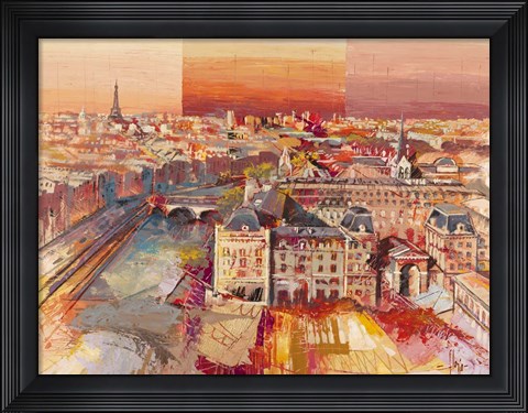 Framed Sognando Parigi Print