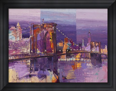 Framed Brooklyn Bridge Print